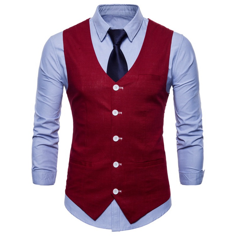 100% Polyester Woven Vest/ Waistcoats